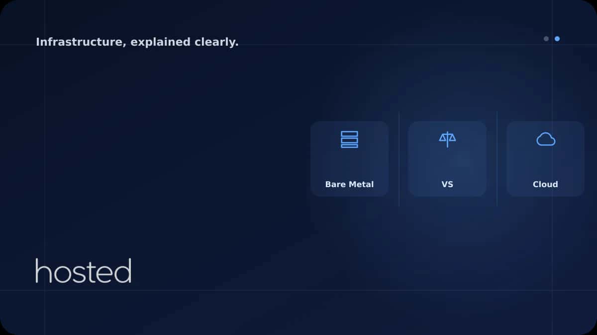 Bare Metal vs Cloud Server: 2026 Comparison