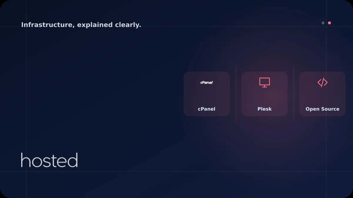 cPanel Alternatifleri: 2026 Karşılaştırması