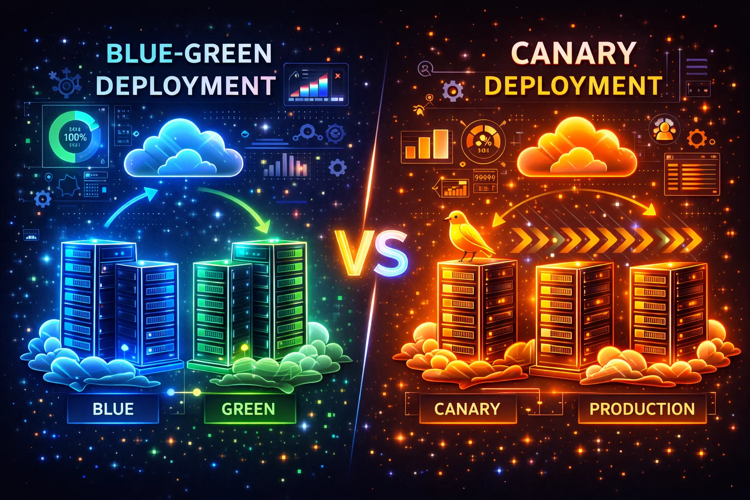 Blue-Green and Canary Deployment Strategies: Zero Downtime Updates