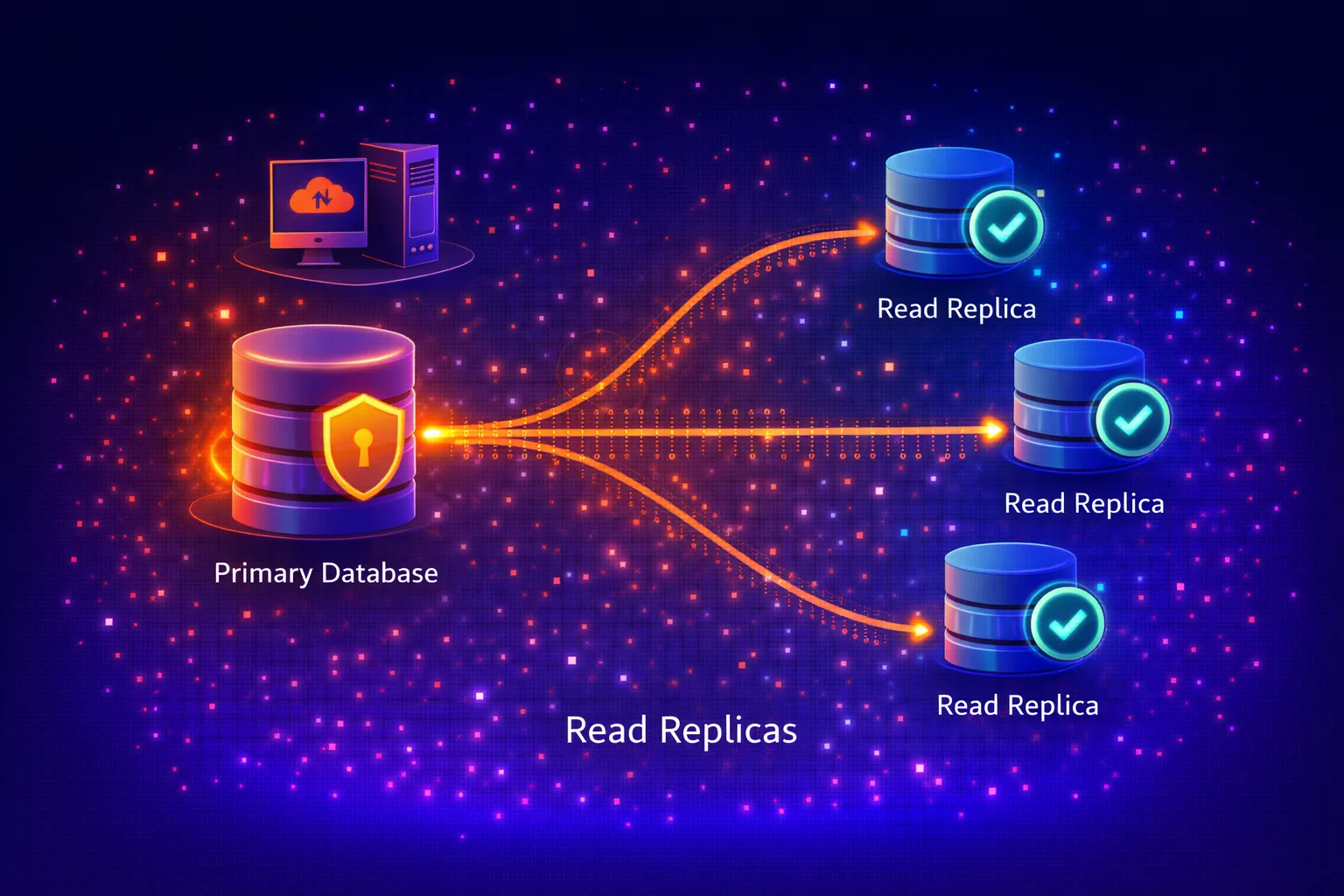 Read Replicas for Database Load Distribution - Master-Slave Replication
